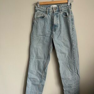 Zara Blue Relaxed Fit Jeans